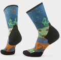 Trail Run Mountain Print Crew - Women's