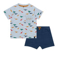 Two Pieces Short Set With Tee