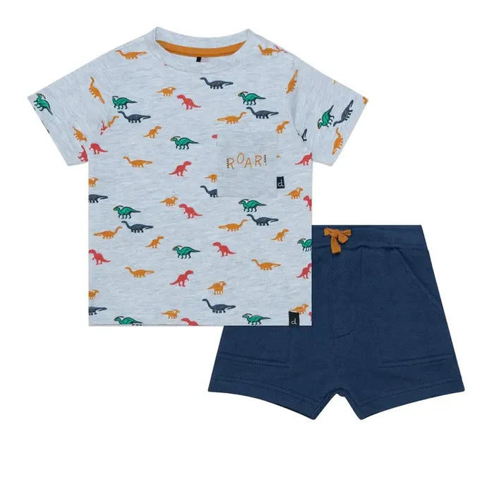 Two Pieces Short Set With Tee