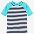 Underwater Stripes Short Sleeve Rashguard