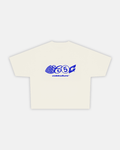 URBAN LEGACY TEE CREAM - cream graphic print tee, front view - Cold Culture