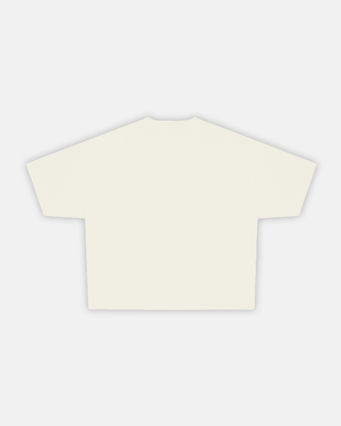 URBAN LEGACY TEE CREAM - cream graphic print tee, back view - Cold Culture