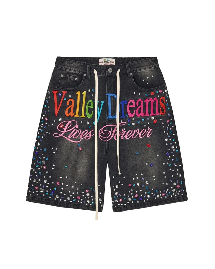 Vale Forever - Ice Cream Jorts - Black