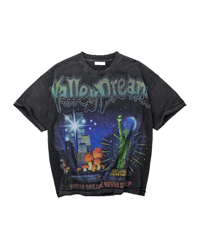 Vale Forever - Skyline Bling Tee - Black