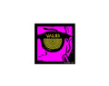 Valid Square Pink, Yellow and Black Sticker #39