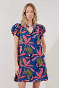 Vermina Shift Mini Dress Tropical