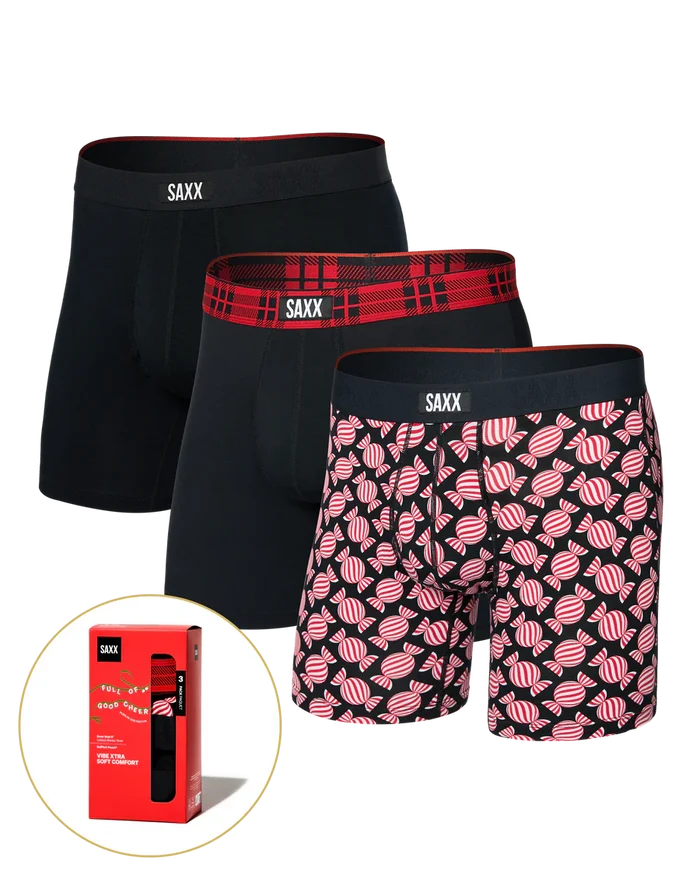 Vibe Xtra Soft Boxer Brief 3pk - Men's