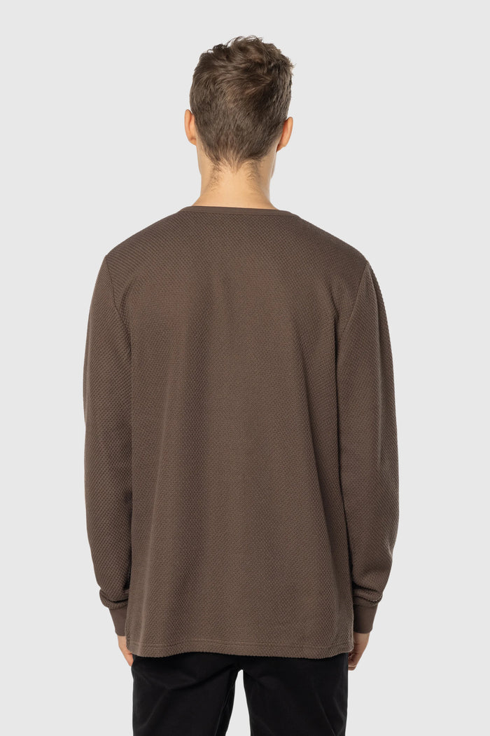 Waffle Knit Long Sleeve Long Sleeves - Lifestyle