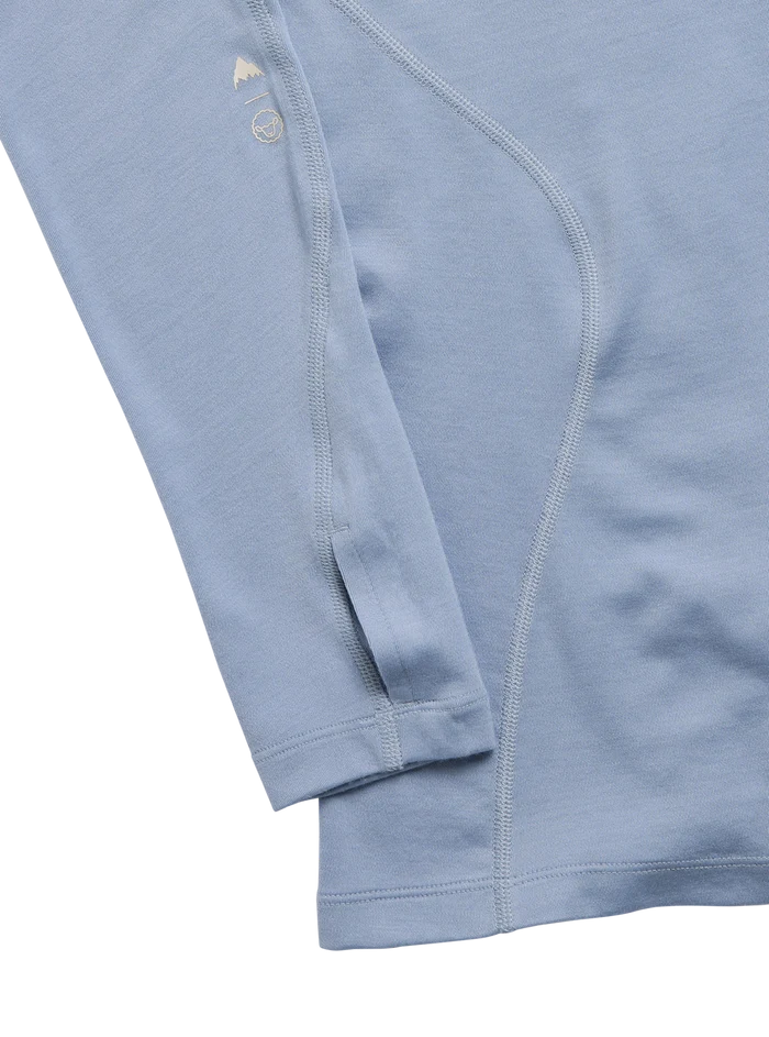 Product image of Women's Burton Merino Blend Midweight Base Layer Crew[Variant:Airstream Blue]